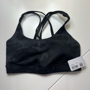 Lululemon Energy Bra - Incognito Camo Multi Grey